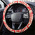 Canada Moose Steering Wheel Cover Maple Leaf Christmas Lightning Art - Wonder Print Shop