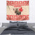 Personalized Canada Moose Tapestry Maple Leaf Christmas Lightning Art - Wonder Print Shop