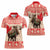 Personalized Canada Moose Women Polo Shirt Maple Leaf Christmas Lightning Art - Wonder Print Shop