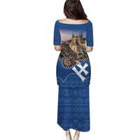 Slovakia Bojnice Castle Puletasi Golden Eagle With Slovak Pattern - Wonder Print Shop