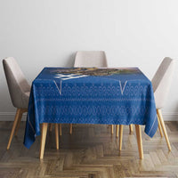Slovakia Bojnice Castle Tablecloth Golden Eagle With Slovak Pattern - Wonder Print Shop