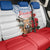 Slovakia Restoration Day 1993 Back Car Seat Cover Tatra Chamois With Red Rose - Wonder Print Shop