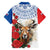 Slovakia Restoration Day 1993 Family Matching Summer Maxi Dress and Hawaiian Shirt Tatra Chamois With Red Rose - Wonder Print Shop