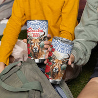 Slovakia Restoration Day 1993 Tumbler Cup Tatra Chamois With Red Rose - Wonder Print Shop