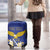 Personalized Bosnia and Herzegovina Independence Day Luggage Cover Golden Eagle With Lilium Bosniacum