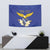 Personalized Bosnia and Herzegovina Independence Day Tapestry Golden Eagle With Lilium Bosniacum - Wonder Print Shop