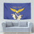 Personalized Bosnia and Herzegovina Independence Day Tapestry Golden Eagle With Lilium Bosniacum - Wonder Print Shop