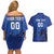 Custom Bosnia and Herzegovina Football Couples Matching Off Shoulder Short Dress and Hawaiian Shirt The Dragons Go Champions