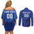 Custom Bosnia and Herzegovina Football Couples Matching Off Shoulder Short Dress and Long Sleeve Button Shirt The Dragons Go Champions