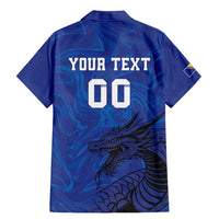 Custom Bosnia and Herzegovina Football Family Matching Mermaid Dress and Hawaiian Shirt The Dragons Go Champions