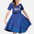 Custom Bosnia and Herzegovina Football Family Matching Off Shoulder Maxi Dress and Hawaiian Shirt The Dragons Go Champions