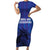 Custom Bosnia and Herzegovina Football Family Matching Short Sleeve Bodycon Dress and Hawaiian Shirt The Dragons Go Champions