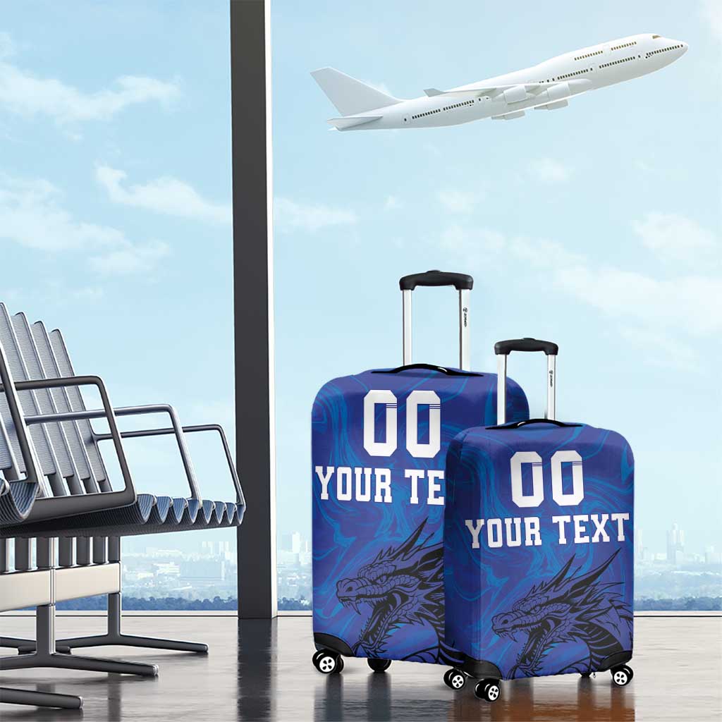 Custom Bosnia and Herzegovina Football Luggage Cover The Dragons Go Champions