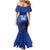 Custom Bosnia and Herzegovina Football Mermaid Dress The Dragons Go Champions - Wonder Print Shop
