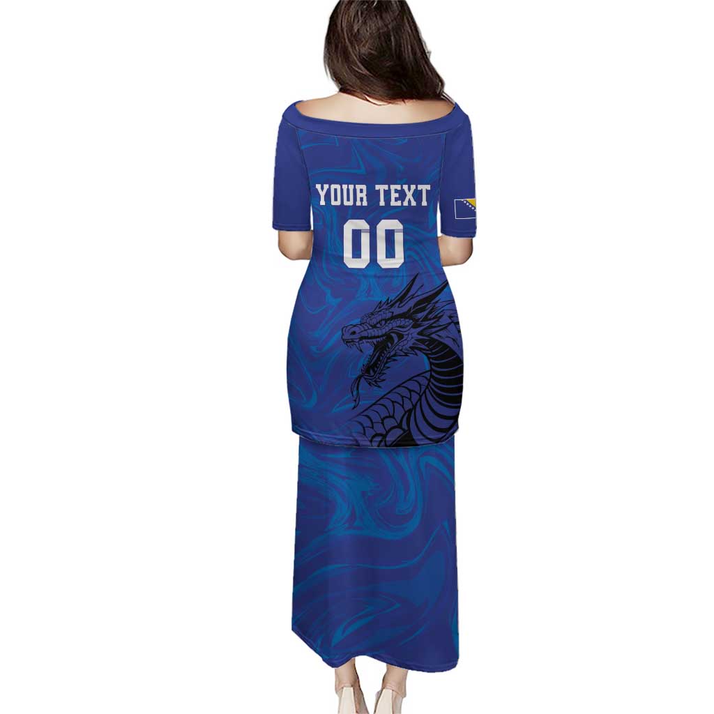 Custom Bosnia and Herzegovina Football Puletasi The Dragons Go Champions - Wonder Print Shop