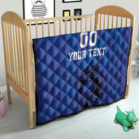 Custom Bosnia and Herzegovina Football Quilt The Dragons Go Champions - Wonder Print Shop