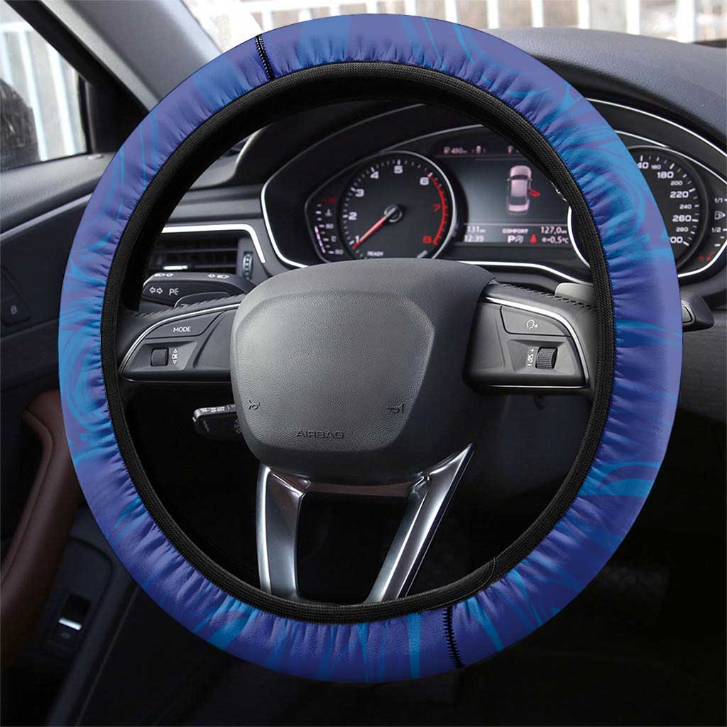 Bosnia and Herzegovina Football Steering Wheel Cover The Dragons Go Champions - Wonder Print Shop