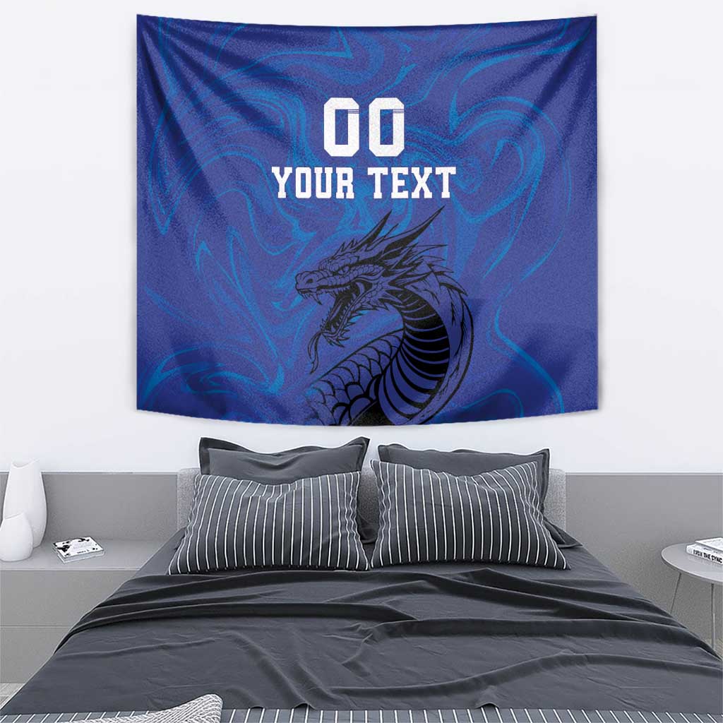 Custom Bosnia and Herzegovina Football Tapestry The Dragons Go Champions - Wonder Print Shop
