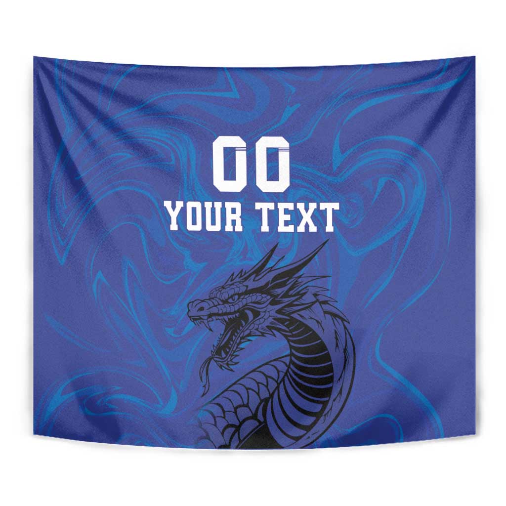 Custom Bosnia and Herzegovina Football Tapestry The Dragons Go Champions - Wonder Print Shop