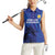 Custom Bosnia and Herzegovina Football Women Sleeveless Polo Shirt The Dragons Go Champions - Wonder Print Shop