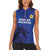 Custom Bosnia and Herzegovina Football Women Sleeveless Polo Shirt The Dragons Go Champions - Wonder Print Shop