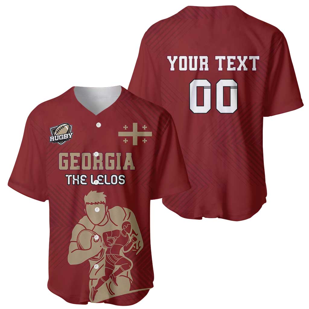 Custom Georgia Rugby Baseball Jersey The Lelos Go Champions