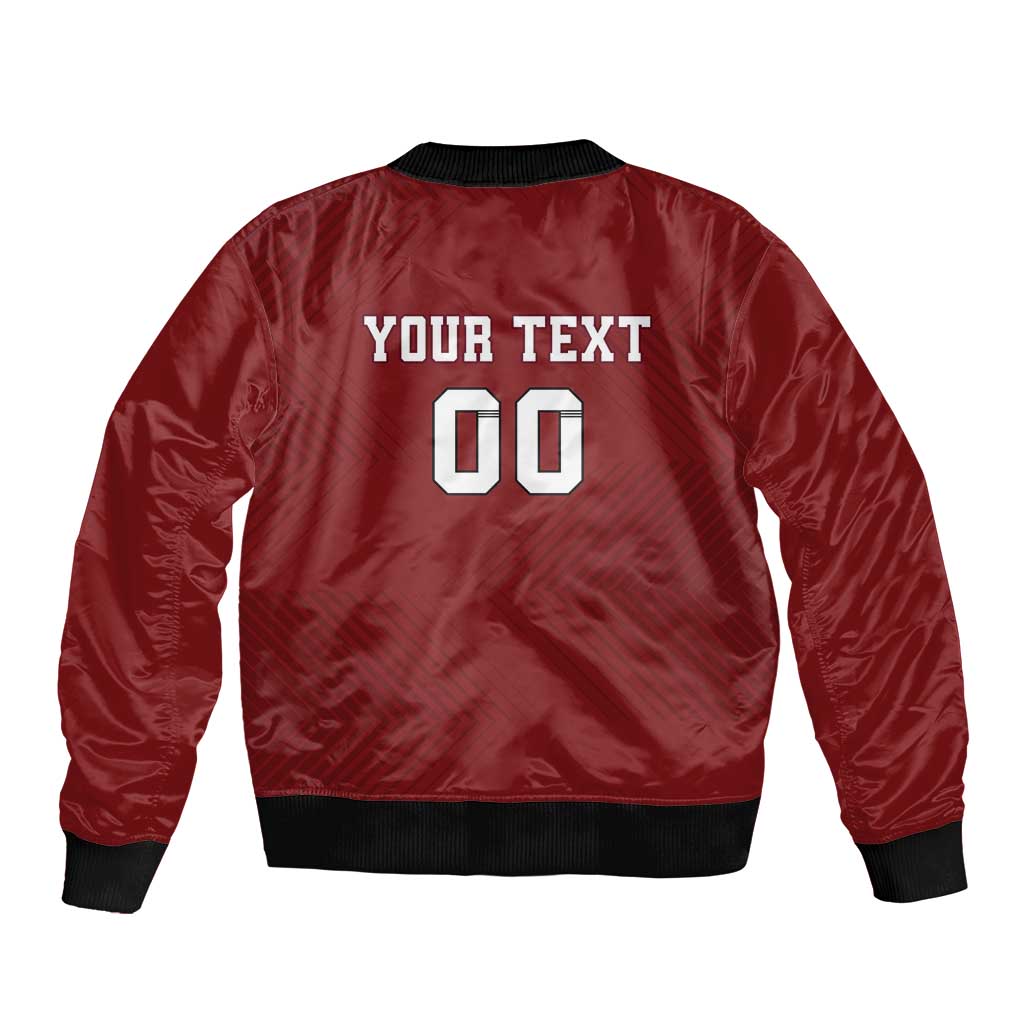Custom Georgia Rugby Bomber Jacket The Lelos Go Champions