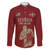 Custom Georgia Rugby Family Matching Short Sleeve Bodycon Dress and Hawaiian Shirt The Lelos Go Champions