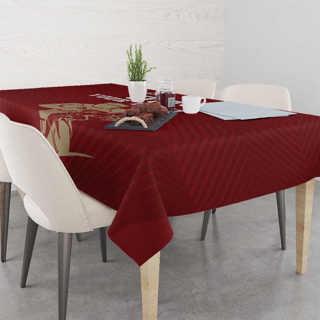 Custom Georgia Rugby Tablecloth The Lelos Go Champions - Wonder Print Shop