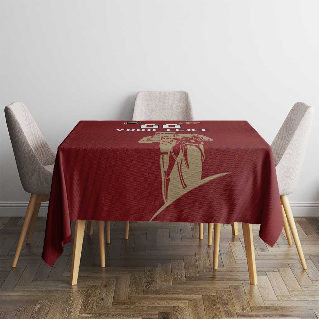 Custom Georgia Rugby Tablecloth The Lelos Go Champions - Wonder Print Shop