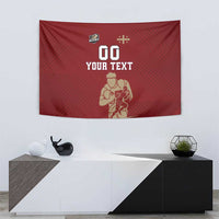 Custom Georgia Rugby Tapestry The Lelos Go Champions - Wonder Print Shop