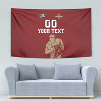 Custom Georgia Rugby Tapestry The Lelos Go Champions - Wonder Print Shop
