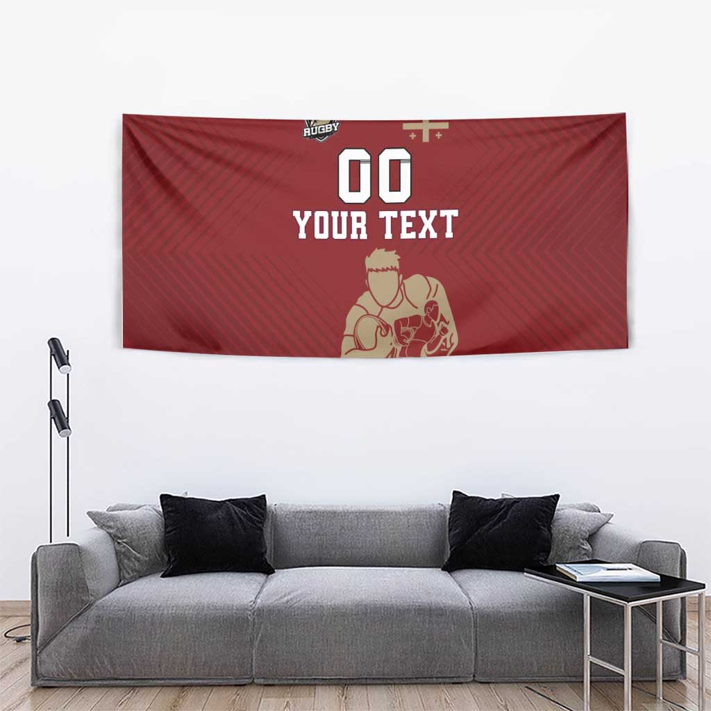 Custom Georgia Rugby Tapestry The Lelos Go Champions - Wonder Print Shop