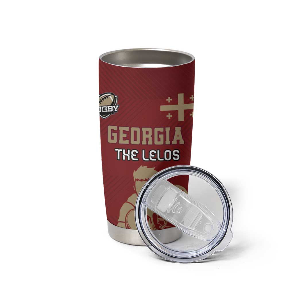 Custom Georgia Rugby Tumbler Cup The Lelos Go Champions - Wonder Print Shop