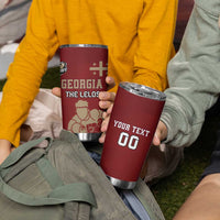 Custom Georgia Rugby Tumbler Cup The Lelos Go Champions - Wonder Print Shop