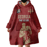 Custom Georgia Rugby Wearable Blanket Hoodie The Lelos Go Champions - Wonder Print Shop