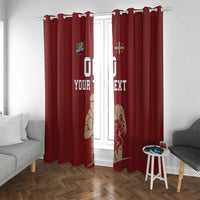 Custom Georgia Rugby Window Curtain The Lelos Go Champions - Wonder Print Shop