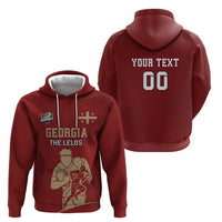 Custom Georgia Rugby Zip Hoodie The Lelos Go Champions - Wonder Print Shop