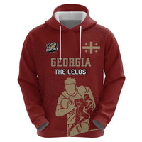Custom Georgia Rugby Zip Hoodie The Lelos Go Champions - Wonder Print Shop