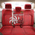 Personalized Georgia Back Car Seat Cover Lion Borjgali