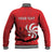 Personalized Georgia Baseball Jacket Lion Borjgali
