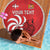 Personalized Georgia Beach Blanket Lion Borjgali