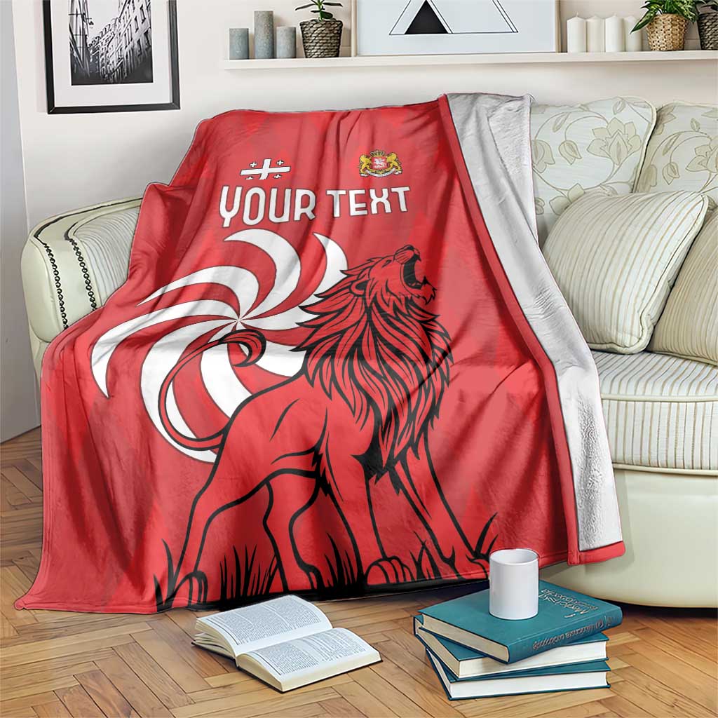 Personalized Georgia Blanket Lion Borjgali