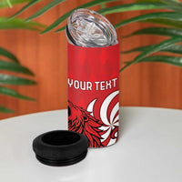 Personalized Georgia 4 in 1 Can Cooler Tumbler Lion Borjgali