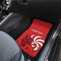 Personalized Georgia Car Mats Lion Borjgali