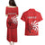 Personalized Georgia Couples Matching Puletasi and Hawaiian Shirt Lion Borjgali