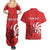 Personalized Georgia Couples Matching Summer Maxi Dress and Hawaiian Shirt Lion Borjgali