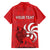 Personalized Georgia Family Matching Off The Shoulder Long Sleeve Dress and Hawaiian Shirt Lion Borjgali