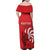 Personalized Georgia Family Matching Off Shoulder Maxi Dress and Hawaiian Shirt Lion Borjgali