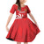 Personalized Georgia Family Matching Off Shoulder Short Dress and Hawaiian Shirt Lion Borjgali